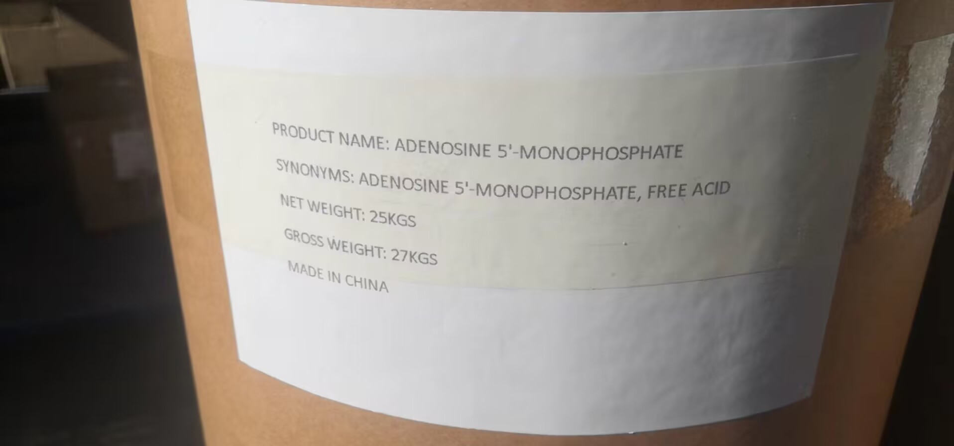 Adenosine 5'-monophosphate shipping mark